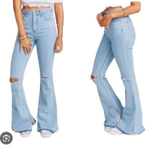 Show me your mumu Austin flare jeans NWT